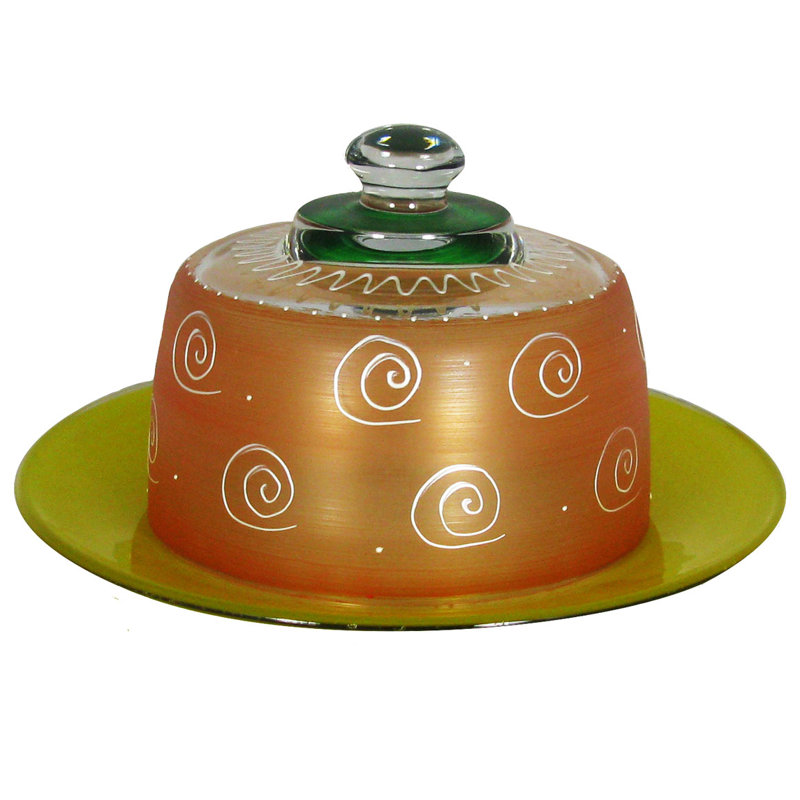 Golden Hill Studio Frosted Curl Cheese Cake Stand & Reviews Wayfair